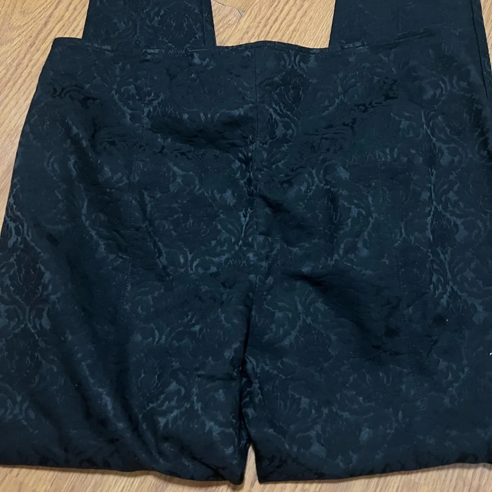 St John Blue Trousers Size 12 Floral Pattern - Picture 5 of 6